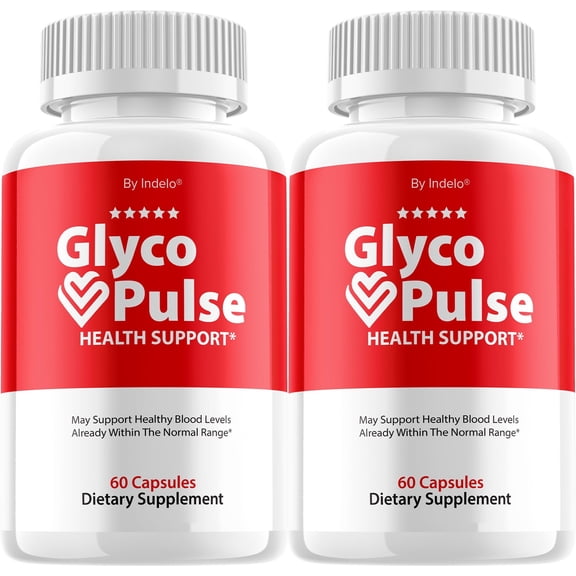 GlycoPulse Capsules Glyco Pulse Natural Blend Glycogen Support, 2 Pack, 120 Capsules