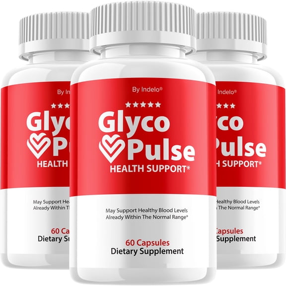 GlycoPulse Capsules Glyco Pulse Natural Blend Glycogen Support, 3 Pack, 180 Capsules
