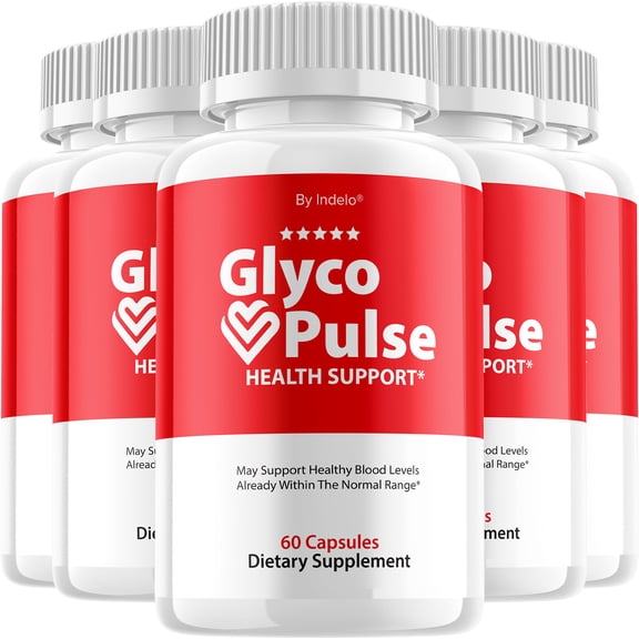 GlycoPulse Capsules Glyco Pulse Natural Blend Glycogen Support, 5 Pack, 300 Capsules