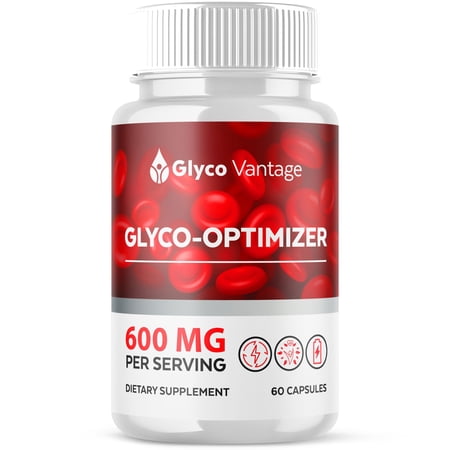GlycoVantage Maximum Strength Blood Support Supplement Glyco Vantage 60 Capsules