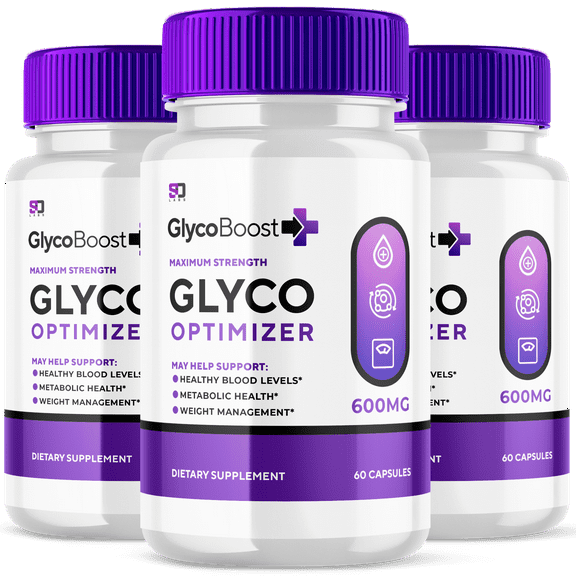 Glycoboost Glyco Optimizer Maximum Strength Blood Support Supplement 3 Pack