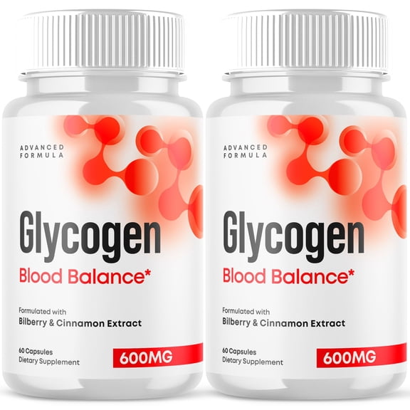 Glycogen Blood Balance Complex Capsules Natural Support Formula 120 Capsules