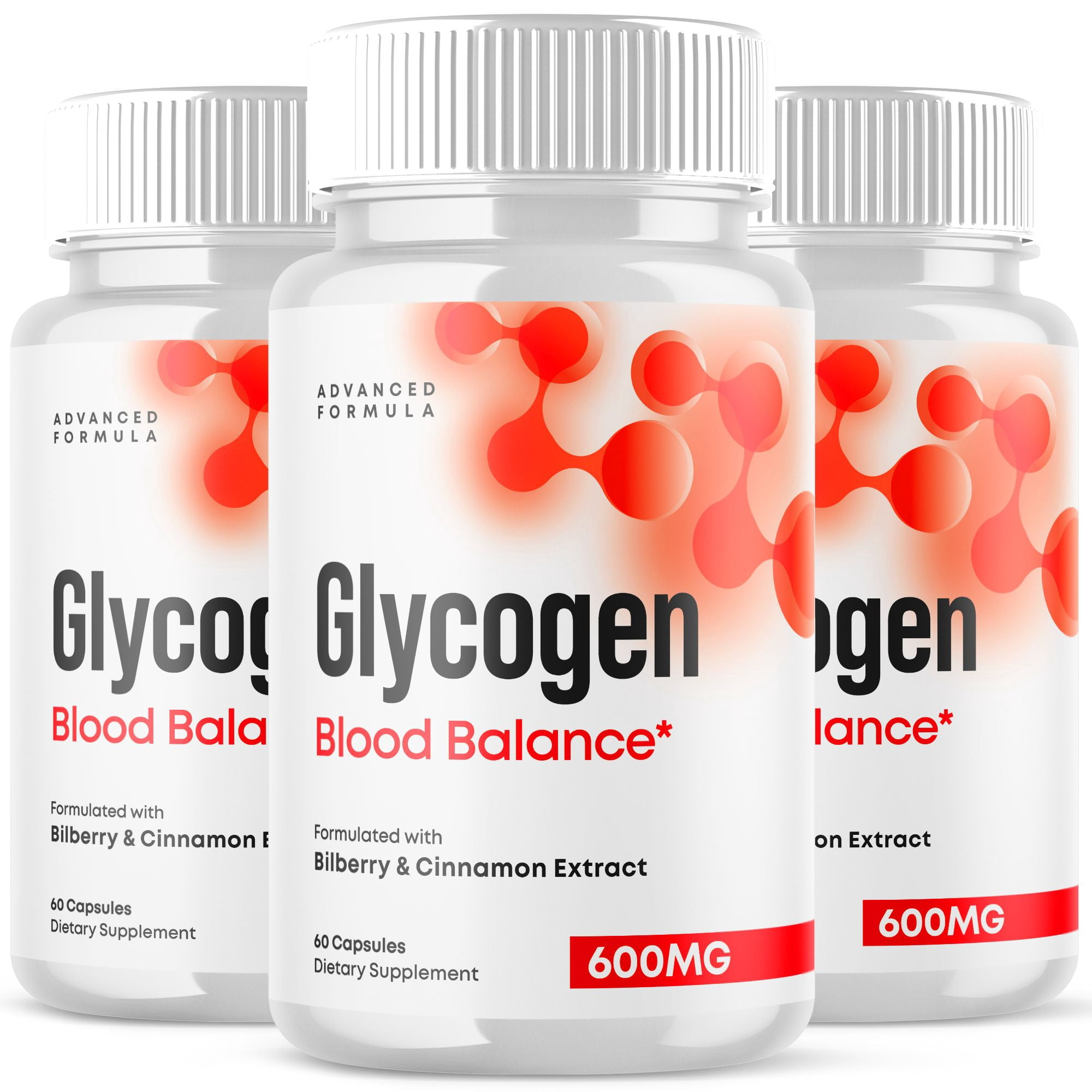 Glycogen Blood Balance Complex Capsules Natural Support Formula 180 Capsules