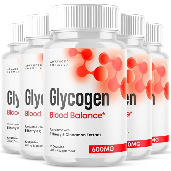Glycogen Blood Balance Complex Capsules Natural Support Formula 300 Capsules