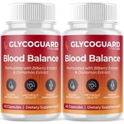 Glycoguard Advanced Formula Blood Support for Health and Wellness Glyco Guard 120 Capsules