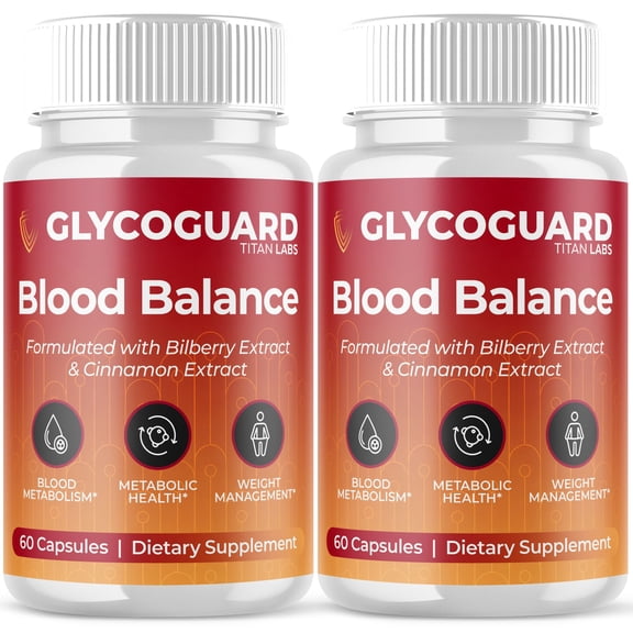 Glycoguard Advanced Formula Blood Support for Health and Wellness Glyco Guard 120 Capsules