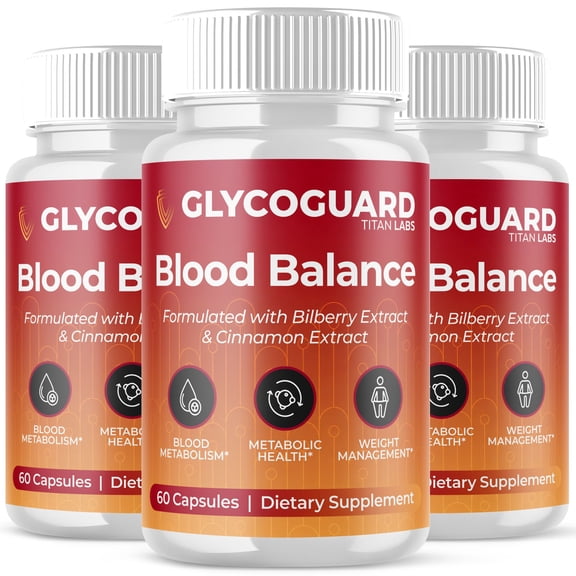 Glycoguard Advanced Formula Blood Support for Health and Wellness Glyco Guard 180 Capsules