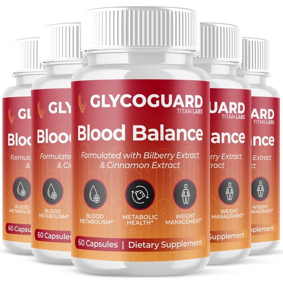 Glycoguard Advanced Formula Blood Support for Health and Wellness Glyco Guard 300 Capsules