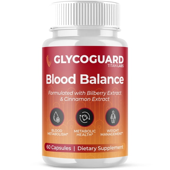 Glycoguard Advanced Formula Blood Support for Health and Wellness Glyco Guard 60 Capsules