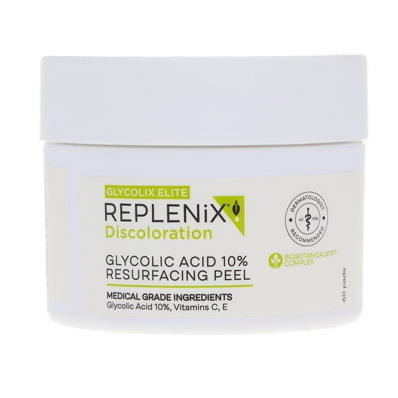 Replenix Glycolic Acid 10% Resurfacing Peel Pads 60 ct