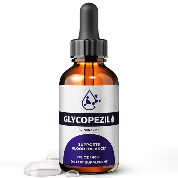 Glycopezil Drops Daily Liquid Formula with a Clean, Natural Blend to Support Natural Flow, Balanced Levels & Healthy Circulation | Convenient for Consistent Use (30 Servings)