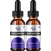 Glycopezil Liquid Drops   Glycopezil Drops Extra Strength Natural Blend Healthy Organic Support, 2 Pack, 2 Month Supply