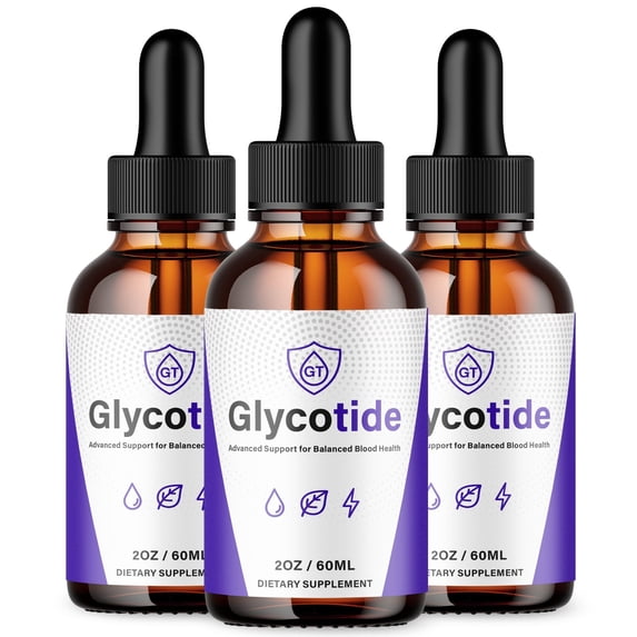 Glycotide Advanced Formula Drops Natural Support Supplement 90 Servings