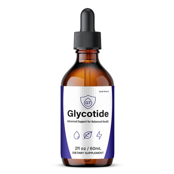 Glycotide Drops Liquid Supplement, Glyco tide Supplement, All Natural Formula, 60 mL (1 Pack)