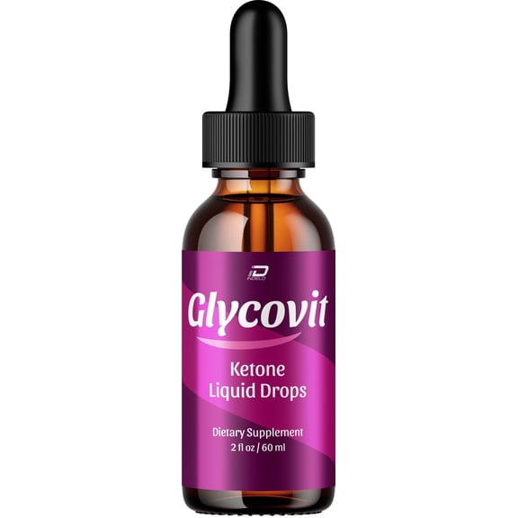 Glycovit Liquid Drops – Glyco Vit Drops Extra Strength Natural Blend Advanced Formula, 1 Pack, 1 Month Supply