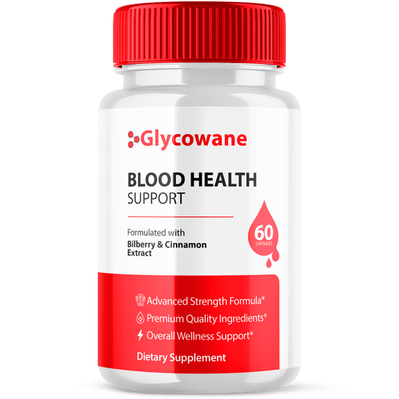 Glycowane Blood Support Pills Advanced Formula Vitamin Supplement 60 Capsules