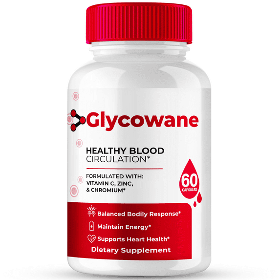 Glycowane Capsules, Official Glycowane Advanced Blood Formula Supplement Pills - Maximum Strength, All Natural Healthy Circulation & Stable Levels, Premium Glyco Wane Health Reviews (1 Pack)