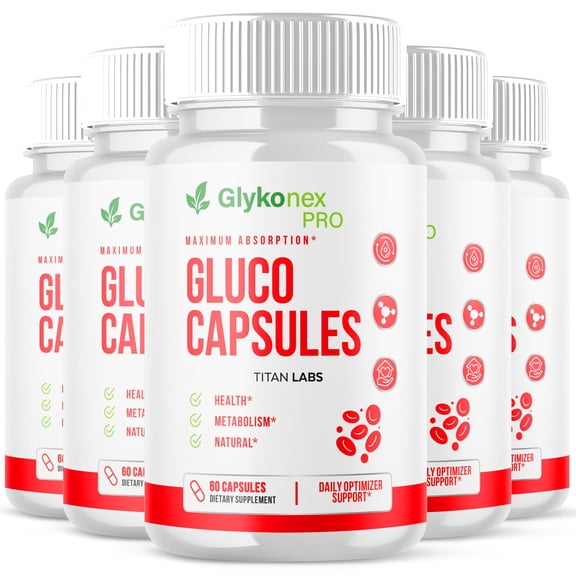 Glykonex Pro Advanced Formula Blood Support for Health and Wellness Glyko Nex Pro 300 Capsules