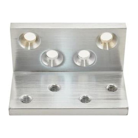 Glynn Johnson AJK9026D Angle Jamb Bracket for 80 & 90 Series, Stain Chrome