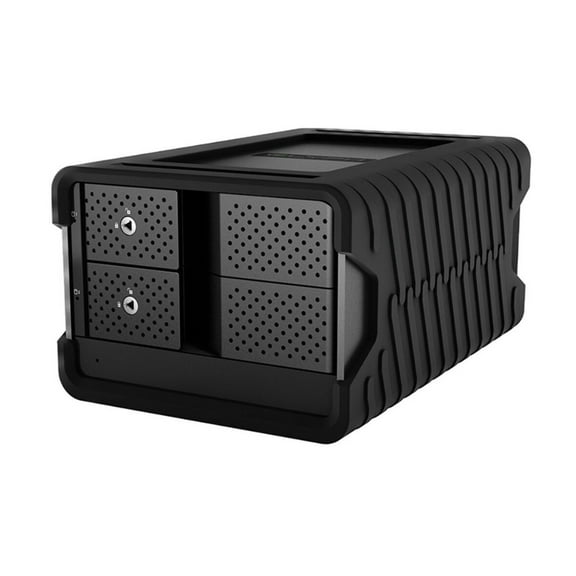 Glyph 16TB Blackbox PRO RAID 2-Bay Thunderbolt 3 RAID Array with Up to 550MBs Transfer Speed Aluminum Shell and Fan Cooling Design (2 x 8TB)