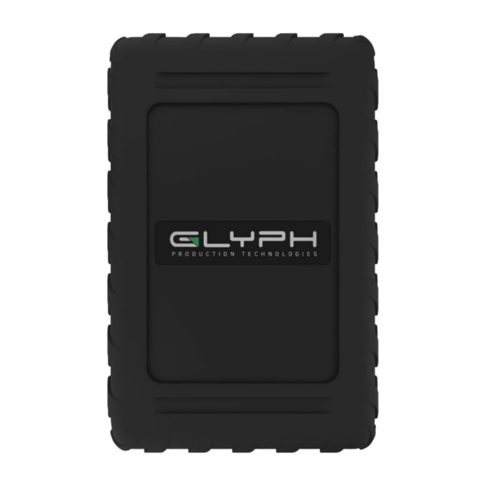 Glyph Blackbox Plus Bus-Powered Rugged Portable USB 3.2 Gen 2 SSD with Aluminum and Padded Silicon Shell for Film Sets, Photo Shoots, Music Studios, and At Home (8 TB)