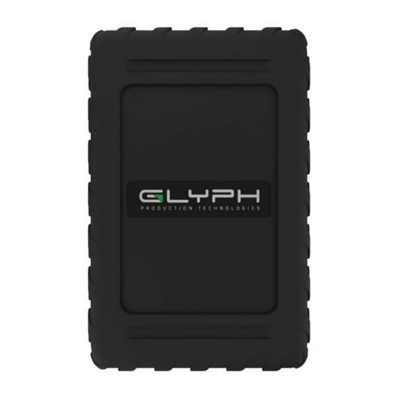 Glyph Blackbox Plus Bus-Powered Rugged Portable USB 3.2 Gen 2 SSD with Aluminum and Padded Silicon Shell for Film Sets, Photo Shoots, Music Studios, and At Home (8 TB)