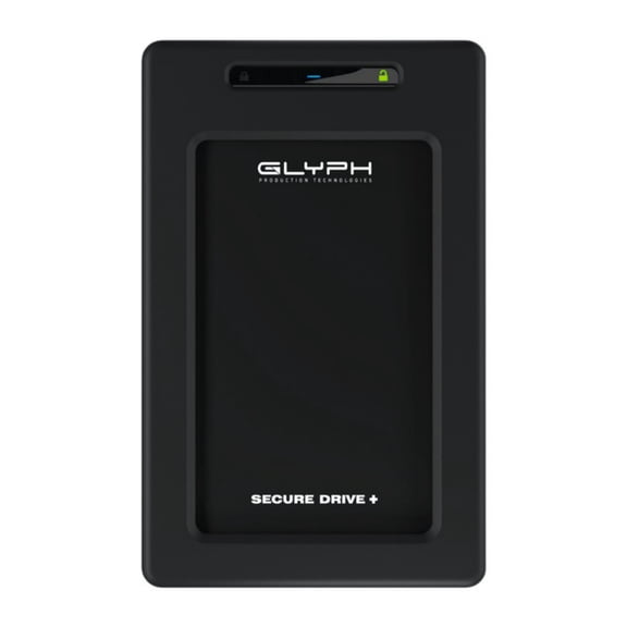 Glyph SecureDrive Plus 4TB Encrypted Solid State Drive with Bluetooth, Rugged Construction, Portable Size, and USB 3.2 Interface (Black)