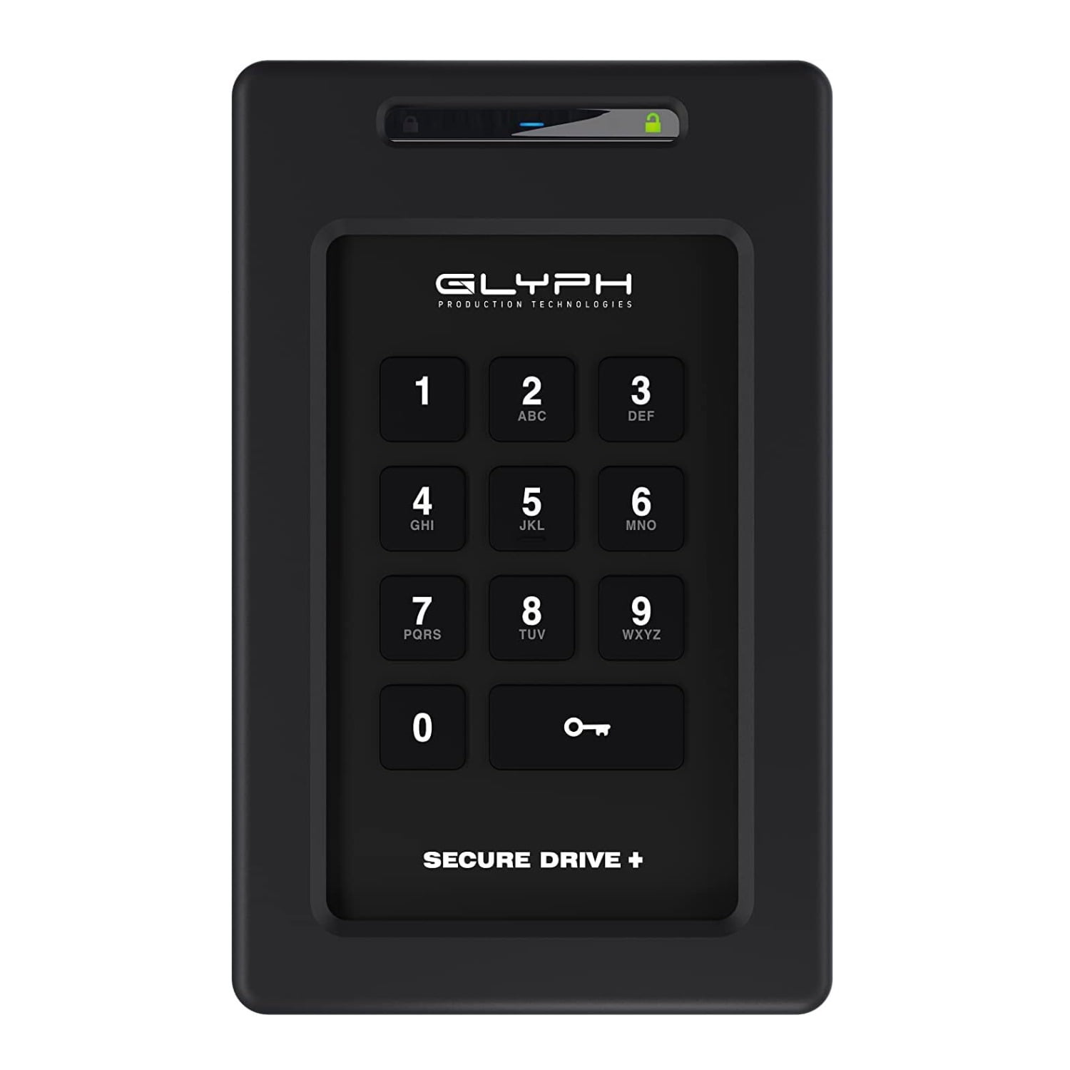 Glyph SecureDrive+ 2TB Encrypted External Drive with Keypad - Cross-Platform, Rugged Tamper-Proof