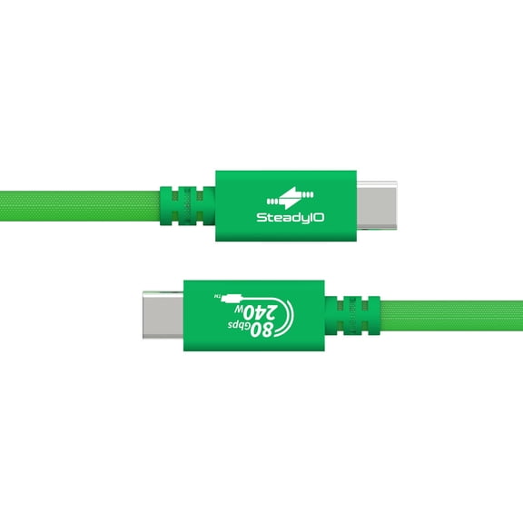 Glyph Technologies Connect+ High-Performance USB4 80Gbps/240W Type-C Cable (1M)