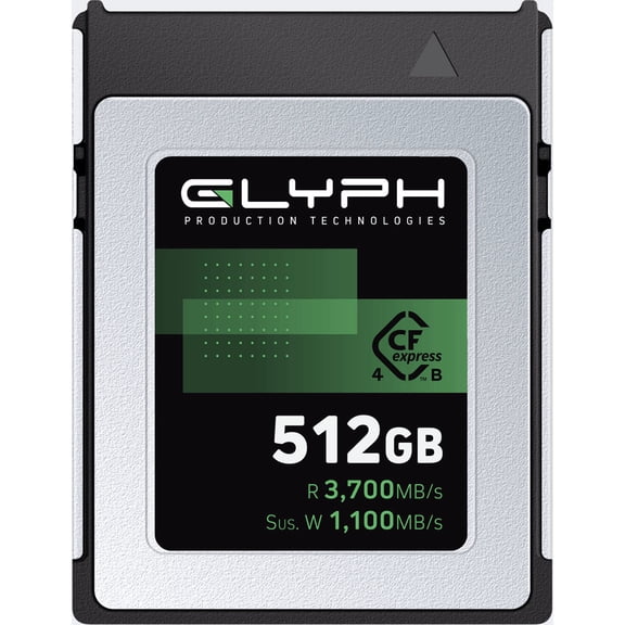 Glyph Technologies Glyph Capture+ CFexpress Type B 4.0 Memory Card 512GB