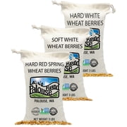 Certified Glyphosate Residue Free Hard White Wheat, Soft White Wheat, and Hard Red Spring Wheat | 9 LBS | Non-GMO Project Verified