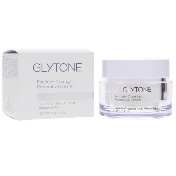 Glytone Age-Defying Peptide+ Overnight Restorative Cream 1.7 oz