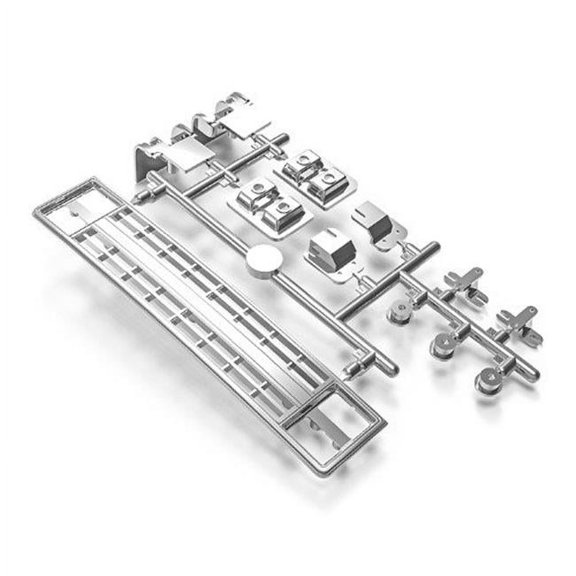 Gmade GMA60198 Buffalo Front Grille & Light Bucket Parts Tree, Chrome