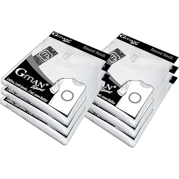 Gman T-Shirt Round Neck/V-Neck for Man (3-Pack)