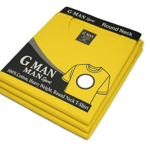 Gman T-Shirt Round Neck/V-Neck for Man (3-Pack)