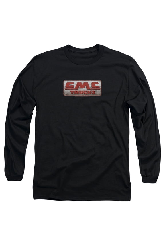 Sportswear GMC104-AL-1 GMC Beat Up 1959 Logo Adult Long Sleeve T-Shirt, Black - Small