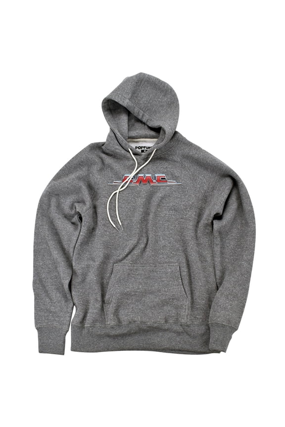 Gmc Chrome Logo Unisex Adult Slim Fit Pull-Over Heather Hoodie, Athletic Heather, Small