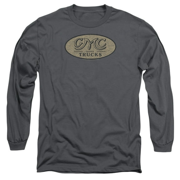 Gmc - Vintage Oval Logo - Long Sleeve Shirt - Large