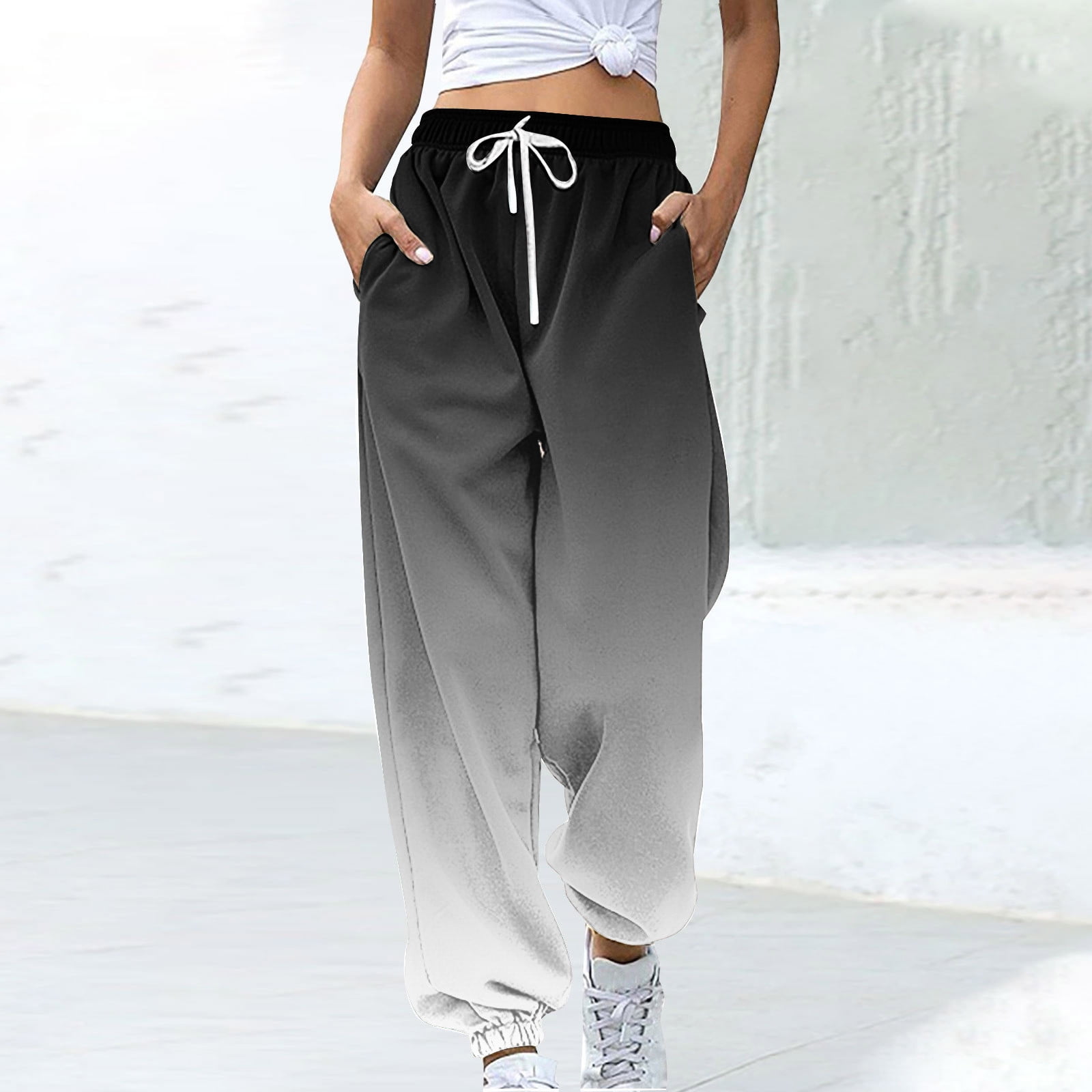 Boys Snow Pants Ash Grey Basic Wide Leg Joggers | Athleisure | PLT KSA ...