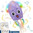 thumbnail image 1 of Gmdisc Baby Dancing Octopus Toy for 1 2 3 4 5 Year Old Boy Girl, Baby Tummy Time Electric Crawling Octopus Toys 12-18 Months, Dancing Squid Toy for Walking Toddlers, 1 of 7