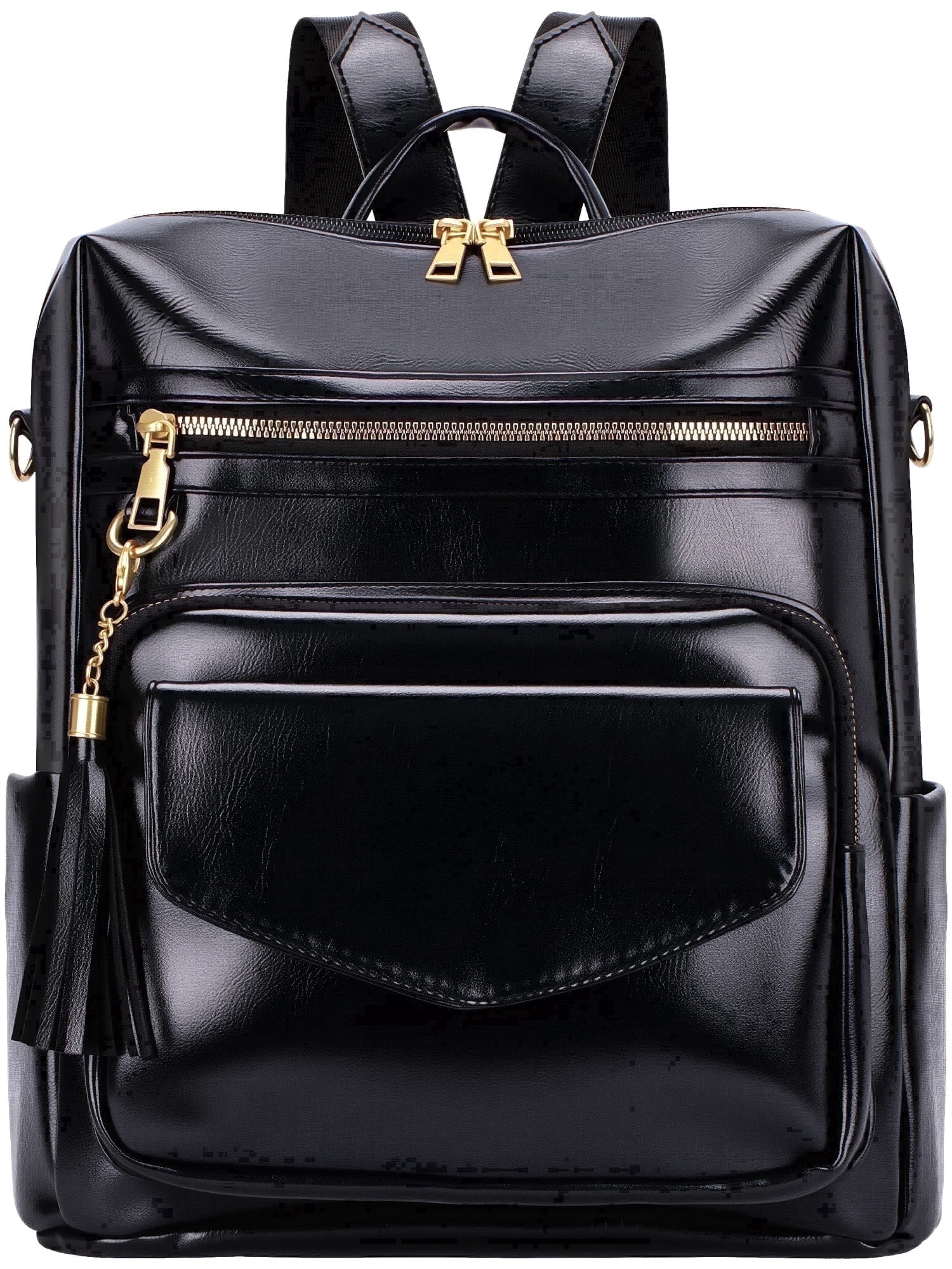 black leather backpack walmart MCWTH Laptop for Men Women, School College Bookbag Casual Travel Daypack (Black) : Electronics 13.3 inch in length Weldon Black Lizard Mini Backpack