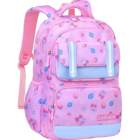 Gmdisc School Backpacks for Kids Teens Girls, 30L Waterproof Fashion School Bookbag for 17" Laptop, Lightweight School Bags Gifts-Pink
