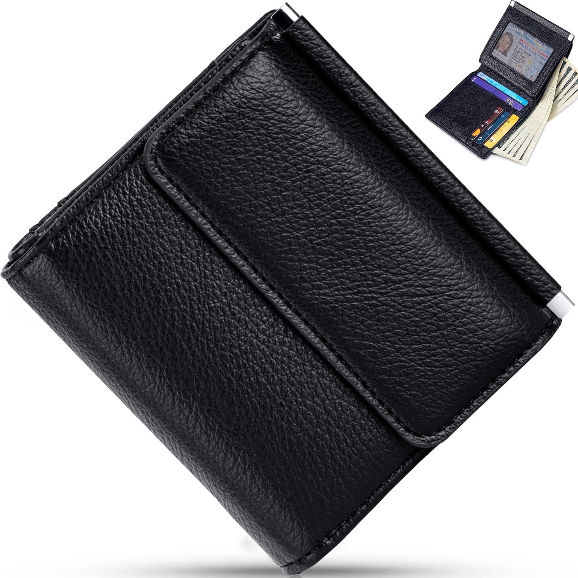 Gmdisc Small Wallet for Women Slim Bifold Leather Credit Card Holder ...