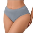 thumbnail image 1 of Gmluru Panties For Women Plus Size Solid Color Shapewear Pant Fake Hip Pants With Sponge Waist Pad Sexy Briefs Gray 3XL, 1 of 8