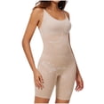 thumbnail image 1 of Gmluru Women Shapewear Tummy Control Bodysuit Adjustable Shoulder Strap Tight Fitting Hip Lifting And Shaping Jumpsuit Beige S-3XL, 1 of 5