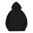 thumbnail image 1 of Gmluru Womens Hoodies Oversized Sweatshirts Fall Long Sleeve Round Neck Fleece Fashion Outfits Casual Jackets Black S-2XL, 1 of 6
