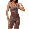 thumbnail image 1 of Gmluru Womens' Seamless Shapewear Adjustable Shoulder Strap Tight Fitting Hip Lifting And Shaping Jumpsuit Coffee Bodysuit S-3XL, 1 of 5