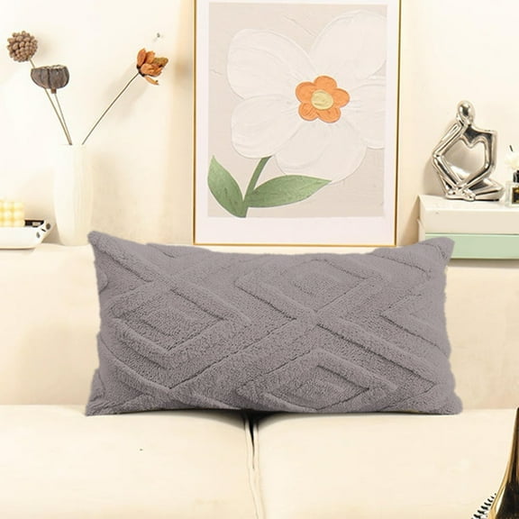 Gmogad 19x12 Inch One Side Pattern Throw Pillow Case Cushion Cover for Sofa Bedroom Living Room Seasonal Home Decor Modern Farmhouse Aesthetic Accent Piece