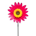 thumbnail image 1 of Gmogad 36CM Colorful Garden Windmill - Bidirectional Spinning Outdoor Decor for Yard, Patio - DIY Bright Metal Foil Blades - Kids Party Favors, Summer Lawn Ornaments, 1 of 6