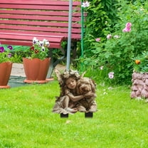 Gmogad Acrylic Hummingbird & Fairy Garden Stakes - Weatherproof Bohemian Outdoor Decor for Yard, Patio - Easy Install Colorful Stakes - Perfect for Flower Beds, Walkways, Gifts